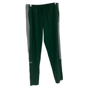Under Armour Squad Woven Warm Up Pant 1295305 Women’s Medium Green Gray Active